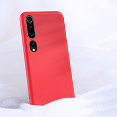 Ultra-thin Silicone Gel Soft Case 360 Degrees Cover S04 for Xiaomi Mi 10 Red