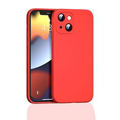 Ultra-thin Silicone Gel Soft Case 360 Degrees Cover S05 for Apple iPhone 13 Mini Red