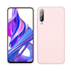 Ultra-thin Silicone Gel Soft Case 360 Degrees Cover S05 for Huawei Honor 9X Pro Pink