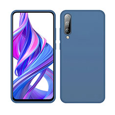 Ultra-thin Silicone Gel Soft Case 360 Degrees Cover S05 for Huawei P Smart Pro (2019) Blue