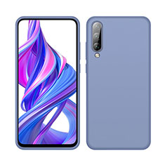 Ultra-thin Silicone Gel Soft Case 360 Degrees Cover S05 for Huawei P Smart Pro (2019) Sky Blue