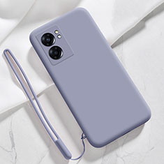 Ultra-thin Silicone Gel Soft Case 360 Degrees Cover S05 for OnePlus Nord N300 5G Lavender Gray