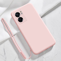 Ultra-thin Silicone Gel Soft Case 360 Degrees Cover S05 for Oppo A57 5G Pink