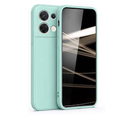 Ultra-thin Silicone Gel Soft Case 360 Degrees Cover S05 for Oppo Reno8 5G Cyan