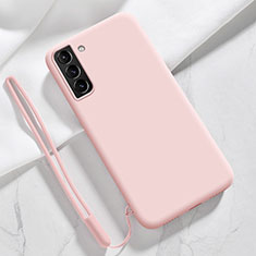 Ultra-thin Silicone Gel Soft Case 360 Degrees Cover S05 for Samsung Galaxy S21 5G Pink