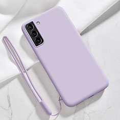 Ultra-thin Silicone Gel Soft Case 360 Degrees Cover S05 for Samsung Galaxy S21 5G Purple