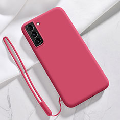 Ultra-thin Silicone Gel Soft Case 360 Degrees Cover S05 for Samsung Galaxy S21 Plus 5G Red