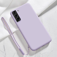 Ultra-thin Silicone Gel Soft Case 360 Degrees Cover S05 for Samsung Galaxy S22 5G Purple