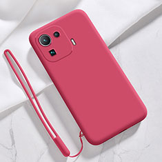 Ultra-thin Silicone Gel Soft Case 360 Degrees Cover S05 for Xiaomi Mi 11 Pro 5G Red
