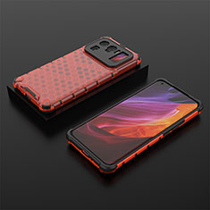 Ultra-thin Silicone Gel Soft Case 360 Degrees Cover S05 for Xiaomi Mi 11 Ultra 5G Red