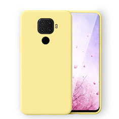 Ultra-thin Silicone Gel Soft Case 360 Degrees Cover S06 for Huawei Nova 5i Pro Yellow