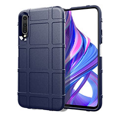 Ultra-thin Silicone Gel Soft Case 360 Degrees Cover S06 for Huawei P Smart Pro (2019) Blue