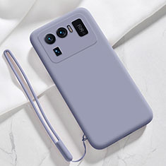 Ultra-thin Silicone Gel Soft Case 360 Degrees Cover S06 for Xiaomi Mi 11 Ultra 5G Gray