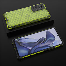 Ultra-thin Silicone Gel Soft Case 360 Degrees Cover S06 for Xiaomi Mi 12 Pro 5G Green