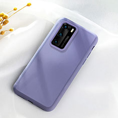 Ultra-thin Silicone Gel Soft Case 360 Degrees Cover S07 for Huawei P40 Dark Gray