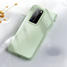 Ultra-thin Silicone Gel Soft Case 360 Degrees Cover S07 for Huawei P40 Pro Green