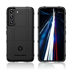 Ultra-thin Silicone Gel Soft Case 360 Degrees Cover S07 for Samsung Galaxy S21 Plus 5G Black