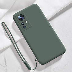 Ultra-thin Silicone Gel Soft Case 360 Degrees Cover S07 for Xiaomi Mi 12 Pro 5G Green