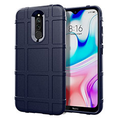 Ultra-thin Silicone Gel Soft Case 360 Degrees Cover S07 for Xiaomi Redmi 8 Blue