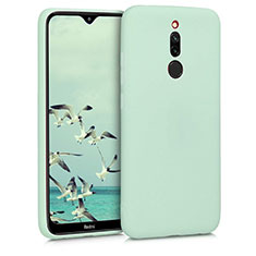 Ultra-thin Silicone Gel Soft Case 360 Degrees Cover S08 for Xiaomi Redmi 8 Cyan