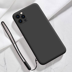 Ultra-thin Silicone Gel Soft Case 360 Degrees Cover S09 for Apple iPhone 13 Pro Black
