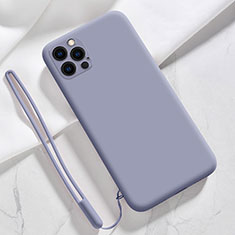 Ultra-thin Silicone Gel Soft Case 360 Degrees Cover S09 for Apple iPhone 13 Pro Gray