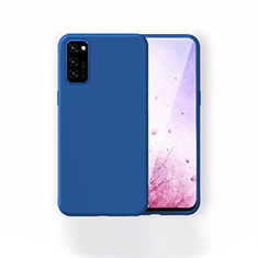 Ultra-thin Silicone Gel Soft Case 360 Degrees Cover T01 for Huawei Honor View 30 5G Blue