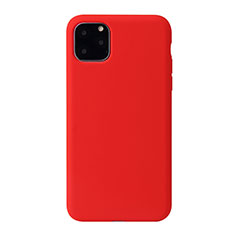 Ultra-thin Silicone Gel Soft Case 360 Degrees Cover Y01 for Apple iPhone 11 Pro Max Red