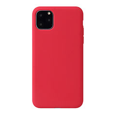 Ultra-thin Silicone Gel Soft Case 360 Degrees Cover Y01 for Apple iPhone 11 Pro Max Red Wine