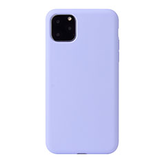 Ultra-thin Silicone Gel Soft Case 360 Degrees Cover Y01 for Apple iPhone 11 Pro Purple
