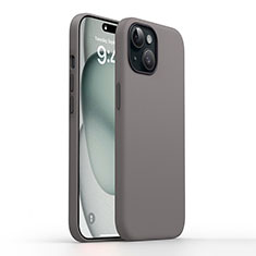 Ultra-thin Silicone Gel Soft Case 360 Degrees Cover YK1 for Apple iPhone 13 Dark Gray