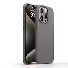 Ultra-thin Silicone Gel Soft Case 360 Degrees Cover YK1 for Apple iPhone 13 Pro Dark Gray