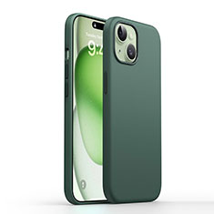 Ultra-thin Silicone Gel Soft Case 360 Degrees Cover YK1 for Apple iPhone 14 Green