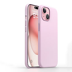 Ultra-thin Silicone Gel Soft Case 360 Degrees Cover YK1 for Apple iPhone 14 Pink