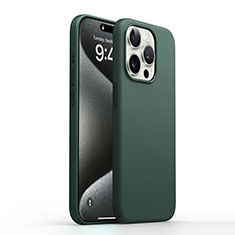 Ultra-thin Silicone Gel Soft Case 360 Degrees Cover YK1 for Apple iPhone 14 Pro Max Green