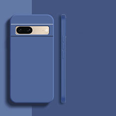 Ultra-thin Silicone Gel Soft Case 360 Degrees Cover YK1 for Google Pixel 7a 5G Blue