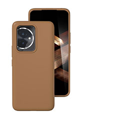 Ultra-thin Silicone Gel Soft Case 360 Degrees Cover YK1 for Huawei Honor 100 5G Brown
