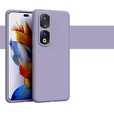 Ultra-thin Silicone Gel Soft Case 360 Degrees Cover YK1 for Huawei Honor 90 Pro 5G Purple