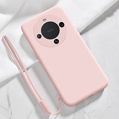 Ultra-thin Silicone Gel Soft Case 360 Degrees Cover YK1 for Huawei Mate 60 Pro Pink