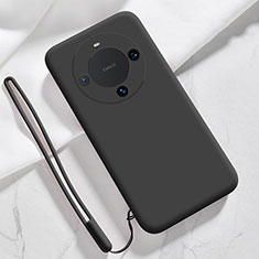 Ultra-thin Silicone Gel Soft Case 360 Degrees Cover YK1 for Huawei Mate 60 Pro+ Plus Black