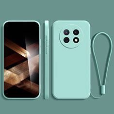 Ultra-thin Silicone Gel Soft Case 360 Degrees Cover YK1 for Huawei Nova Y91 Cyan