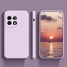 Ultra-thin Silicone Gel Soft Case 360 Degrees Cover YK1 for OnePlus 11 5G Clove Purple