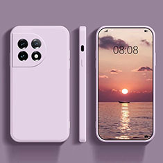 Ultra-thin Silicone Gel Soft Case 360 Degrees Cover YK1 for OnePlus Ace 2 5G Clove Purple