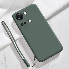 Ultra-thin Silicone Gel Soft Case 360 Degrees Cover YK1 for OnePlus Nord 3 5G Midnight Green