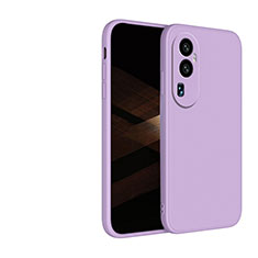 Ultra-thin Silicone Gel Soft Case 360 Degrees Cover YK1 for Oppo Reno10 Pro+ Plus 5G Clove Purple