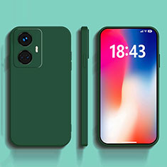 Ultra-thin Silicone Gel Soft Case 360 Degrees Cover YK1 for Realme 10 Pro+ Plus 5G Midnight Green