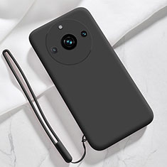 Ultra-thin Silicone Gel Soft Case 360 Degrees Cover YK1 for Realme 11 Pro 5G Black