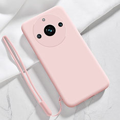 Ultra-thin Silicone Gel Soft Case 360 Degrees Cover YK1 for Realme 11 Pro 5G Pink