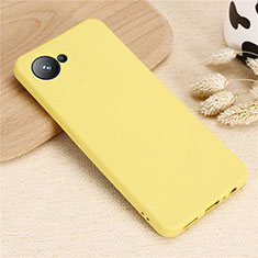 Ultra-thin Silicone Gel Soft Case 360 Degrees Cover YK1 for Realme C30 Yellow