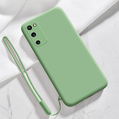 Ultra-thin Silicone Gel Soft Case 360 Degrees Cover YK1 for Samsung Galaxy S20 5G Green